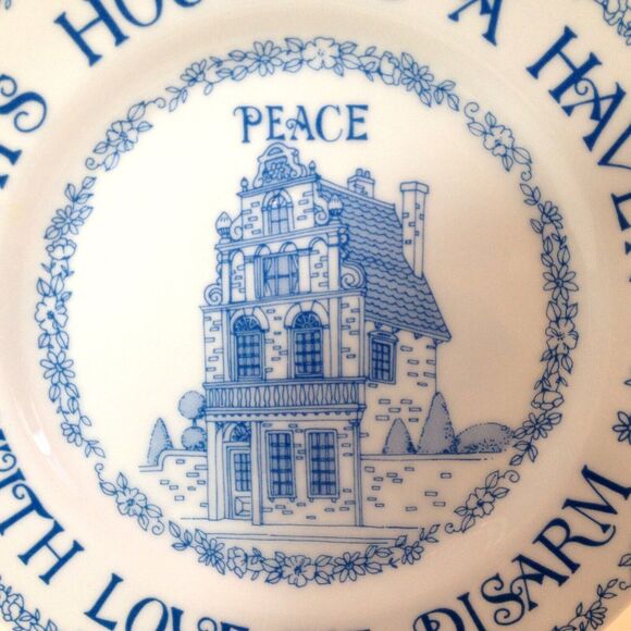 Vintage Collector Plate "This House is a Haven with Love We Disarm" Albert Price - Picture 2 of 7